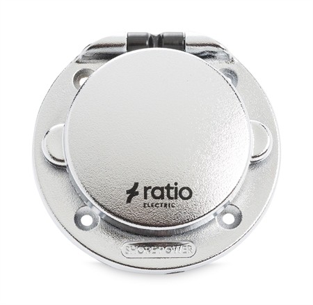 Eluttag 16A/230V Kromad Plast Ratio